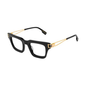 y2{|Cgz9FIVE / nine five iCt@Cu 9five AVENUE Black & 24K Gold Clear Lens Glasses TOX ዾ