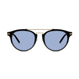 【2倍ポイント】9FIVE / nine five ナインファイブ 9five LEO Black & 24k Gold Sky Blue Sunglasses サングラス 眼鏡