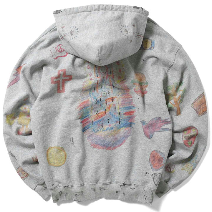 楽天市場】ALLY&DIA アリーアンドダイア TKC DRAWINGS DOODLE PULLOVER  