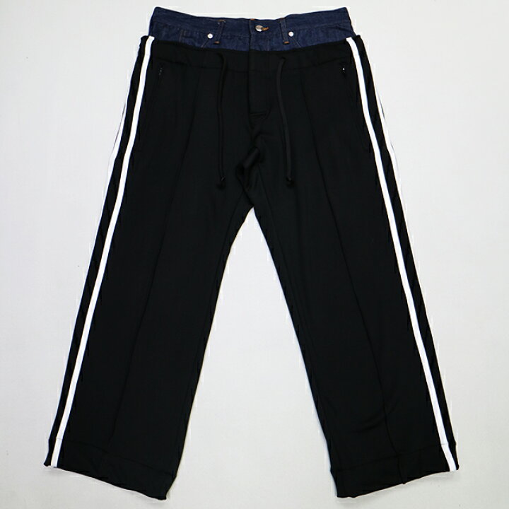 楽天市場】BAGARCH バガーチ PANTS フェイクレイヤードラインパンツ 