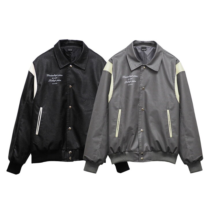 楽天市場】BAGARCH バガーチ PU LEATHER STADIUM JKT BH-1488 