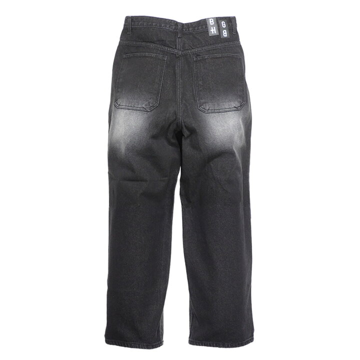楽天市場】BAGARCH バガーチ WIDE BLACK DENIM PANTS BH-1498 デニム 