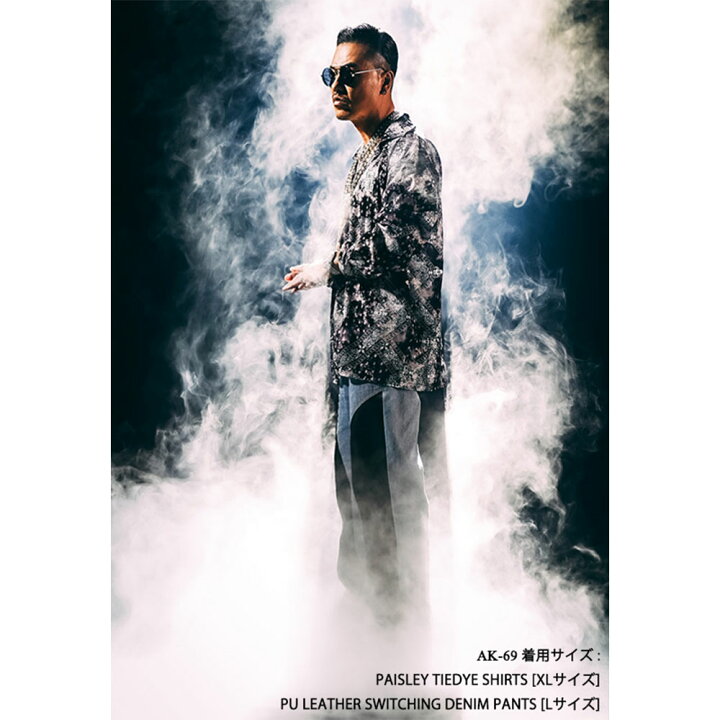 楽天市場】BAGARCH バガーチ PU LEATHER SWITCHING DENIM PANTS BH 