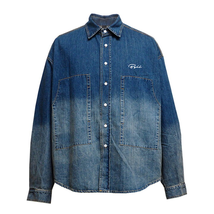 楽天市場】BAGARCH バガーチ GRADATION DENIM SHIRTS BH-1612 デニム 