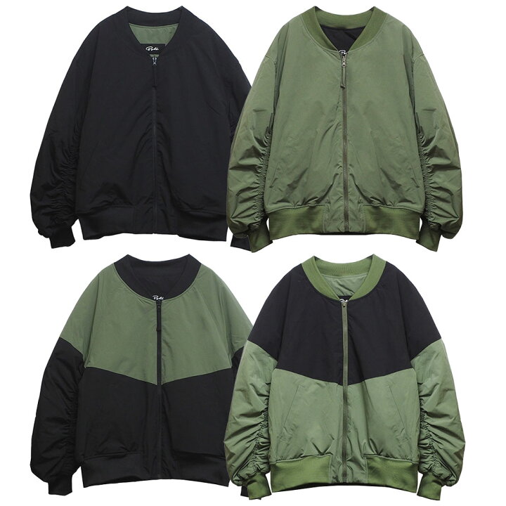 楽天市場】BAGARCH バガーチ REVERSIBLE BOMBER JKT BH-1677 ボマー 