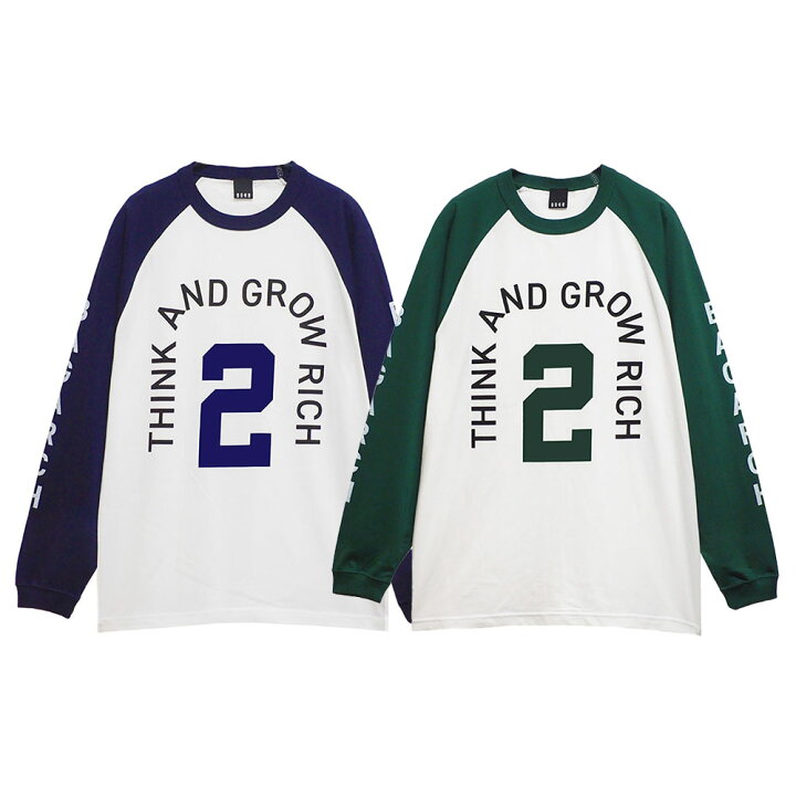 楽天市場】【2倍ポイント】BAGARCH バガーチ NH RAGLAN-LTS BH-1690 