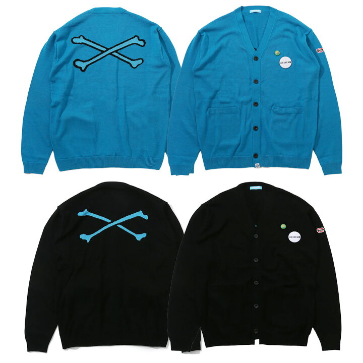 楽天市場】ICECREAM ice cream アイスクリーム KNIT CARDIGAN WITH  