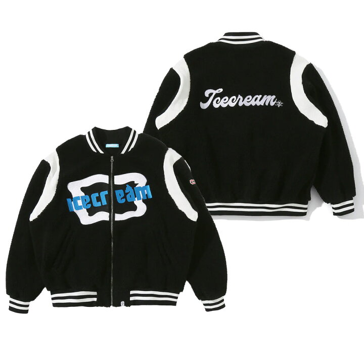 楽天市場】ICECREAM ice cream アイスクリーム BOA VARSITY JACKET 