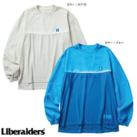 Liberaiders リベレイダース Long Sleeve T-shirt オーバーダイド メッシュ長袖Tシャツ インナー OVERDYED MESH L/S TEE #75301 STREET ストリート系 カジュアル 通販 洋服 アメカジ sense safari モテる オシャレ