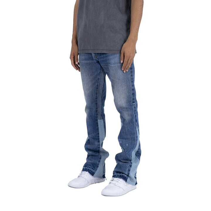 楽天市場 Mnml ミニマル フレアデニム B133 Flare Denim デニムパンツ デニム ジーンズ メンズ ブランド ストリート ストリート系 人気 通販 オシャレ かっこいい モテる 3 980円以上購入で送料無料 ファッションブランド正規通販 新品 Battle Line