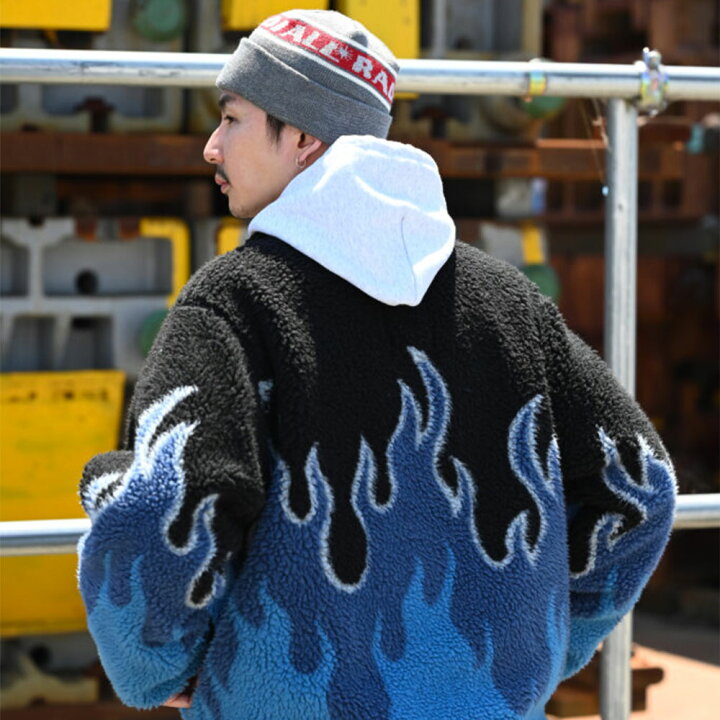 楽天市場】RADIALL ラディアル Flames RAD-23AW-JK004-02 ジップアップ  