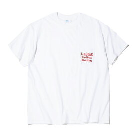 RADIALL ラディアル Hotbox RAD-24SS-TEE001 Tシャツ 半袖 ポケット付き ブランドロゴ ワンポイント 刺しゅう USAボディ