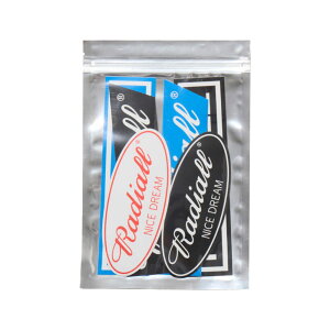 �y2�{�|�C���g�zRADIALL ���f�B�A�� Rad�fs SCREEN PRINTED STICKER PACK RAD-ACC005 �X�e�b�J�[ �V�[�� �u�����h���S 6������