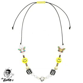 【20倍ポイント】Evae mob エバーモブ SALUTE サルーテ NECKLACE スマイリー ネックレス *EVAE+ Smiley Necklace ACCESSORY 小物 アクセサリー 正規品 カジュアル STREET ストリート系 ファッション salutehk FASHION オシャレ かっこいい モテる