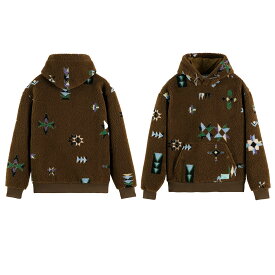 SCOTCH & SODA スコッチアンドソーダ Printed teddy hoodie 169319 パーカ パーカー フーディ フーディー メンズ ブランド ストリート ストリート系