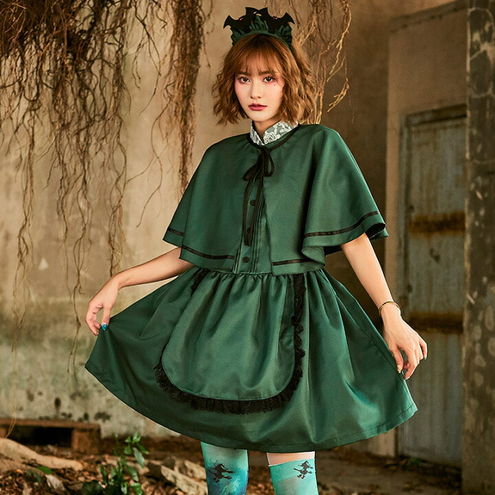 楽天市場 メイド服 コスプレ 衣装 アリス メイド コスプレ ハロウィン 衣装 不思議の国のアリス メイド服 仮装 セクシー 女性 アニメ レディース プリンセス コスチューム 大人 可愛い コスプレ 緑 ロリータ エプロン セクシー ハロウィンコスプレ Bau楽天市場店