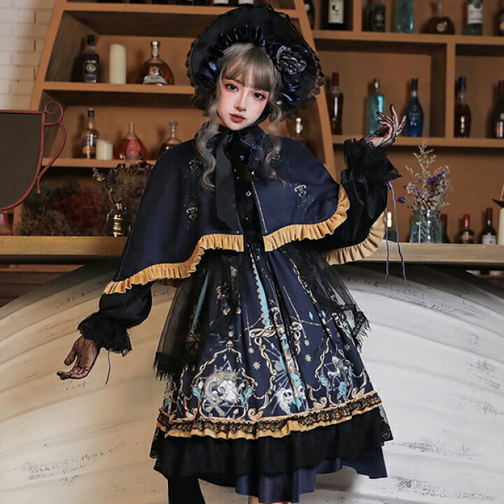 ロリータ ワンピース コスチューム メイド服 ゴスロリ ロリータ 