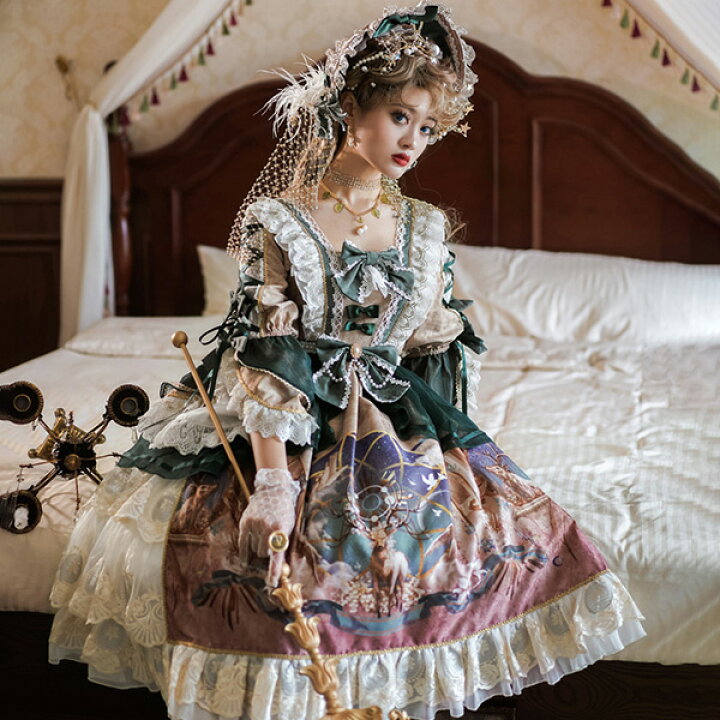 楽天市場】ロリータ ワンピース ゴスロリ コスプレ メイド服 ゴスロリ 