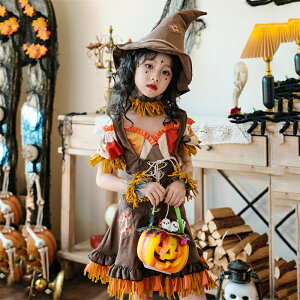 ハロウィン キッズ 巫女 悪魔 魔女 かかし 子供用 バンパイア コスチューム 女の子 ハロウイン 仮装 ハロウィーン ハロウィン衣装 ハロウィンコスチューム ワンピース | コスプレ 子ども 子