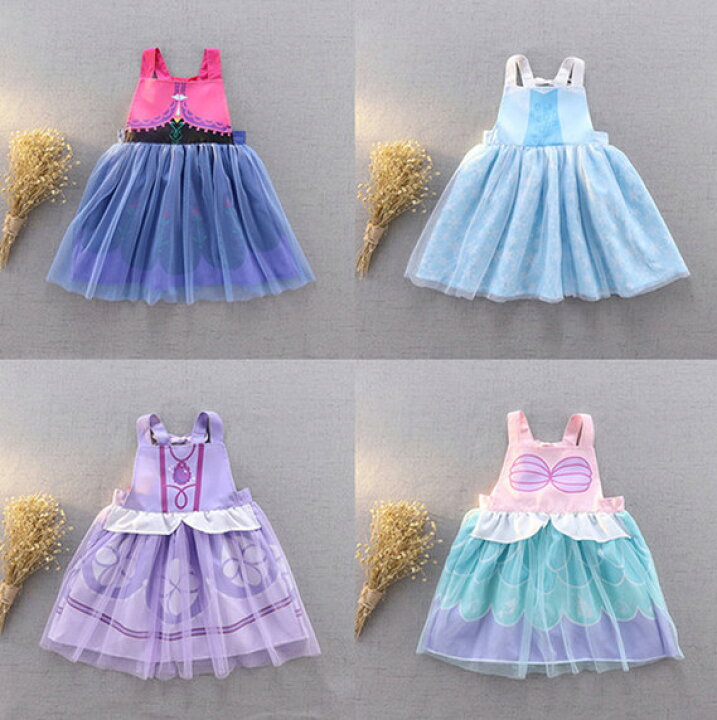 楽天市場 プリンセスドレス キッズ ワンピース プリンセス エプロン 服 キッズエプロン お姫様 クリスマス サンタ 衣装 プレゼント なりきり コスチューム コスプレ 仮装 遊び会 幼稚園 お誕生日 お祝い パーティー Bau楽天市場店