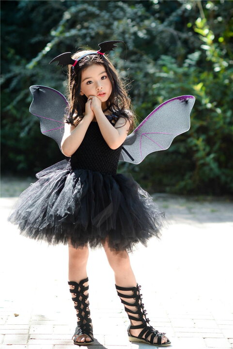 楽天市場 ハロウィン 魔女 子供用 カチューシャ付き コスチューム キッズ コスプレ コスプレ衣装 ヴァンパイア 仮装 女の子 悪魔 ゾンビ デビル 衣装 ハロウイン 可愛いコスプレ 子ども こども 子供 ハロウィンコスチューム ハロウィーン かわいい お遊戯会 パーティー
