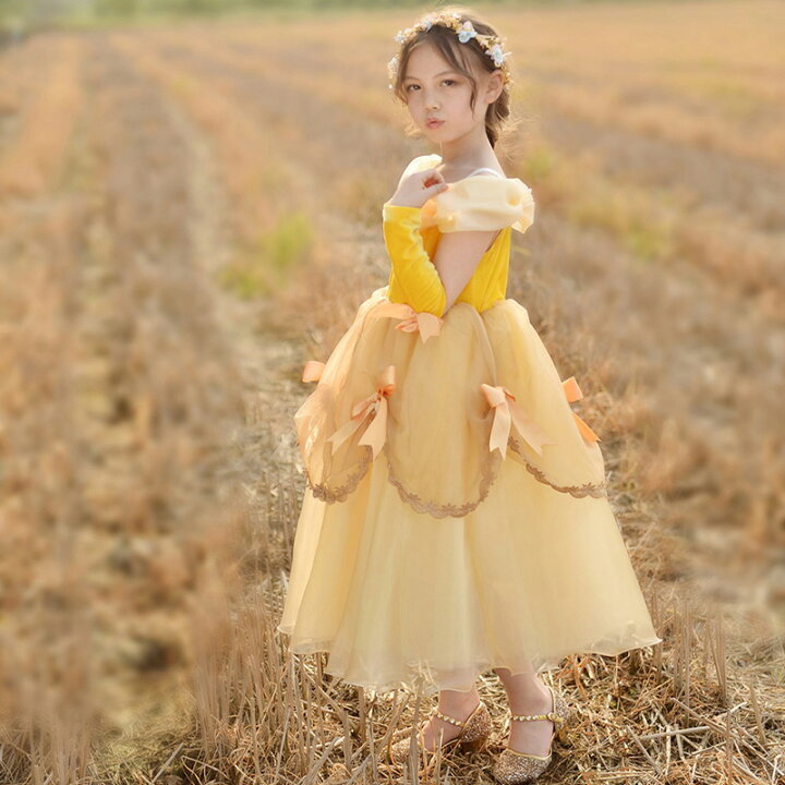 楽天市場 キッズ 子供用ドレス ベル コスチューム プリンセスドレス 衣装 コスプレ ドレス プリンセス ハロウィン 子供 仮装 ワンピース 子供用 こども 子供ドレス パーティー 子供服 お姫様 なりきりワンピース ハロウイン ハロウィンコスチューム ハロウィーン Mte1685