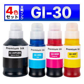 GI-30 互換 インクボトル G7030 G6030 G5030 Canon キャノン 4色セット