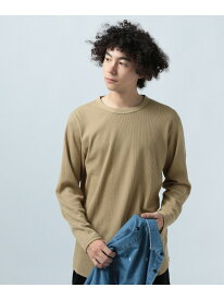 【SALE／40%OFF】(M)ワッフルインナーLST BAYFLOW ベイフロー トップス カットソー・Tシャツ グレー ホワイト ベージュ【RBA_E】[Rakuten Fashion]