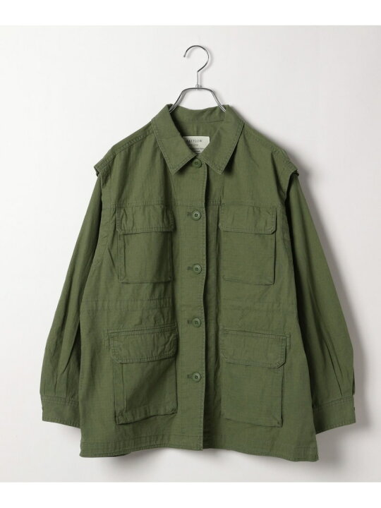 楽天市場】【SALE／20%OFF】2WAYミリタリージャケット BAYFLOW 