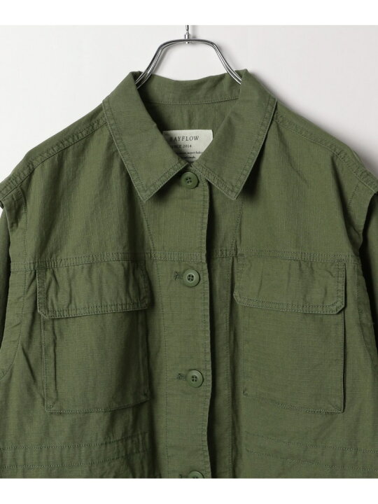 楽天市場】【SALE／20%OFF】2WAYミリタリージャケット BAYFLOW 