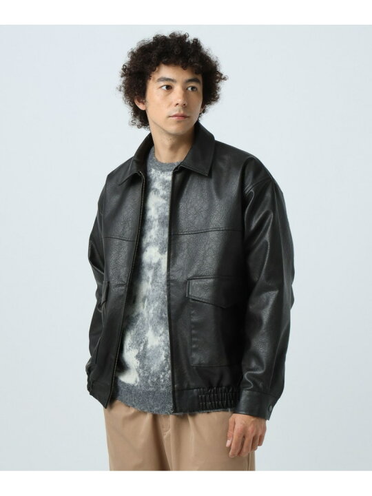 楽天市場】【SALE／27%OFF】A-2レザーブルゾン BAYFLOW ベイフロー 