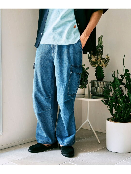 楽天市場】【SALE／44%OFF】コットンリネンデニムカーゴパンツ BAYFLOW 