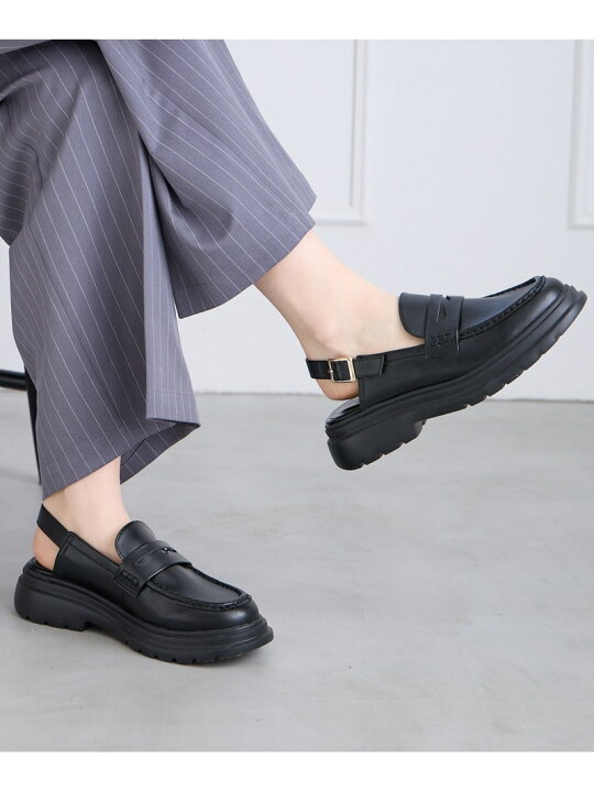 楽天市場】【SALE／20%OFF】[着脱楽ちん]バッグストラップローファー 