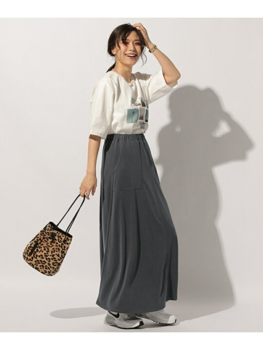 楽天市場】【SALE／45%OFF】(W)カットマキシスカート BAYFLOW 