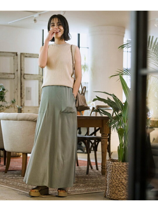 楽天市場】【SALE／45%OFF】(W)カットマキシスカート BAYFLOW 