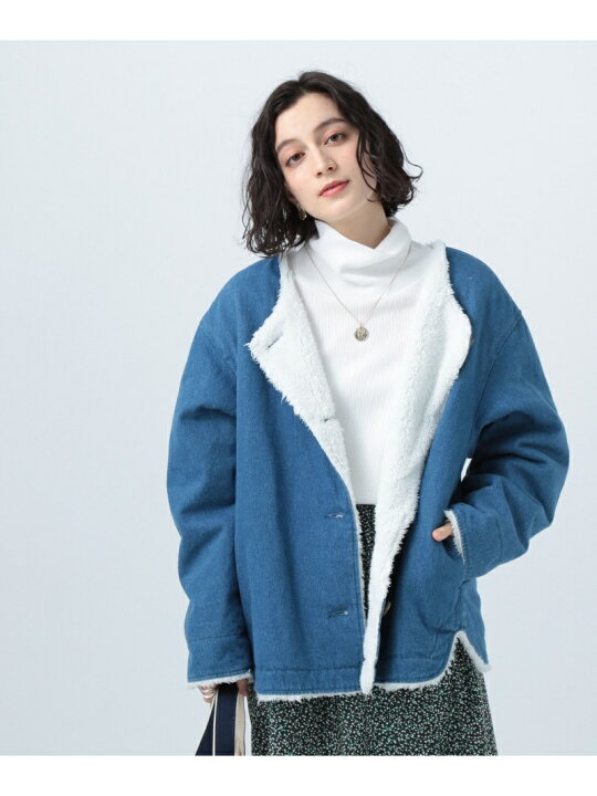 楽天市場】【SALE／50%OFF】(W)デニムボアブルゾン BAYFLOW ベイフロー 