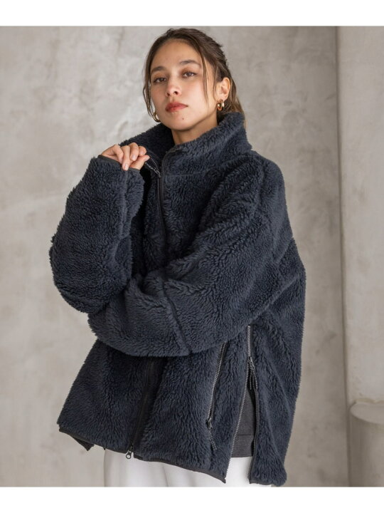 楽天市場】【SALE／50%OFF】【HEREIAM】スポーティーボアブルゾン 