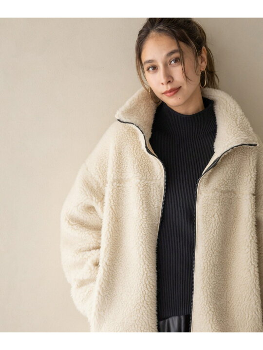 楽天市場】【SALE／50%OFF】【HEREIAM】スポーティーボアブルゾン 