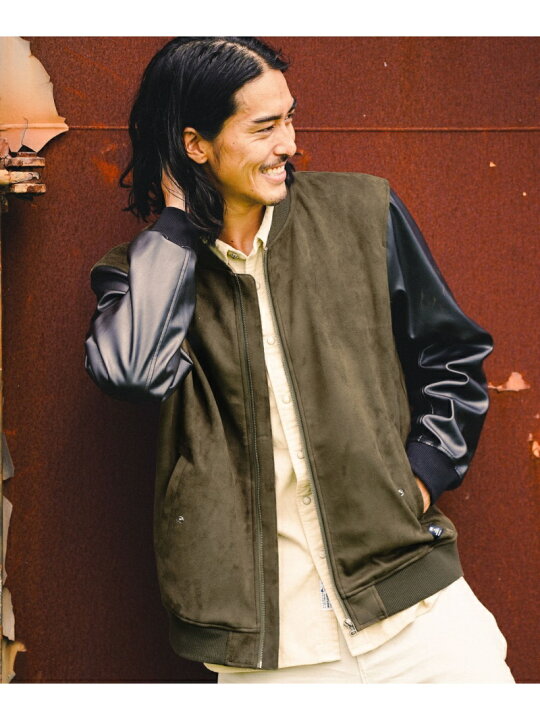 楽天市場】【SALE／30%OFF】(M)ECOスエードブルゾン BAYFLOW 