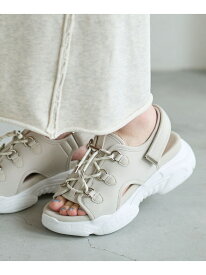 スニーカーソールサンダル BAYFLOW ベイフロー シューズ・靴 サンダル グレー ブラック【送料無料】[Rakuten Fashion]