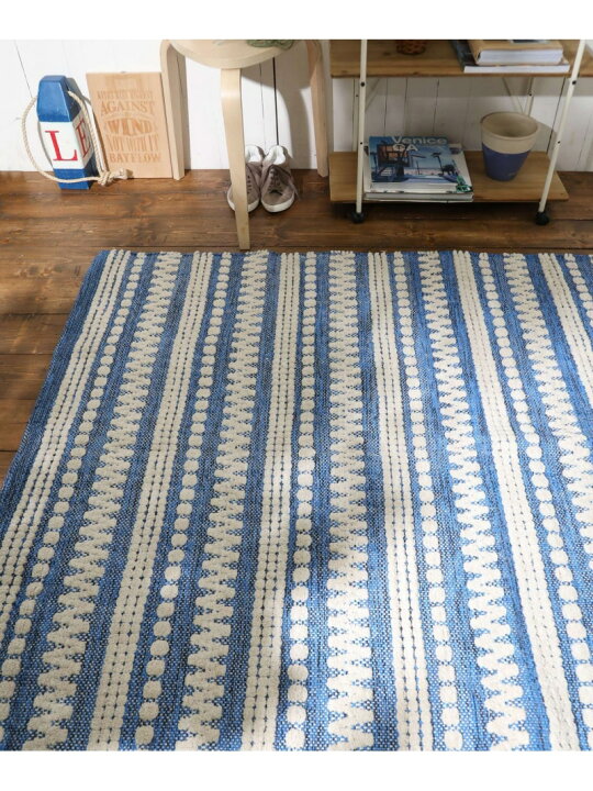 楽天市場】【SALE／59%OFF】[洗濯機OK]BF BLUSETラグマット130×180 