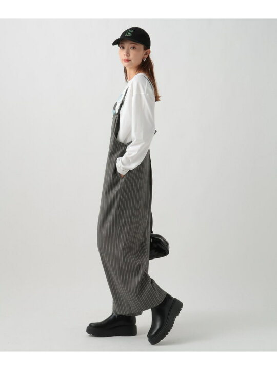 楽天市場】【SALE／58%OFF】[丈の長さ調節可能]ストライプサロペット 