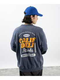 【SALE／50%OFF】SUNSETバックプリントプルオーバー BAYFLOW ベイフロー トップス カットソー・Tシャツ ホワイト レッド グレー【RBA_E】[Rakuten Fashion]