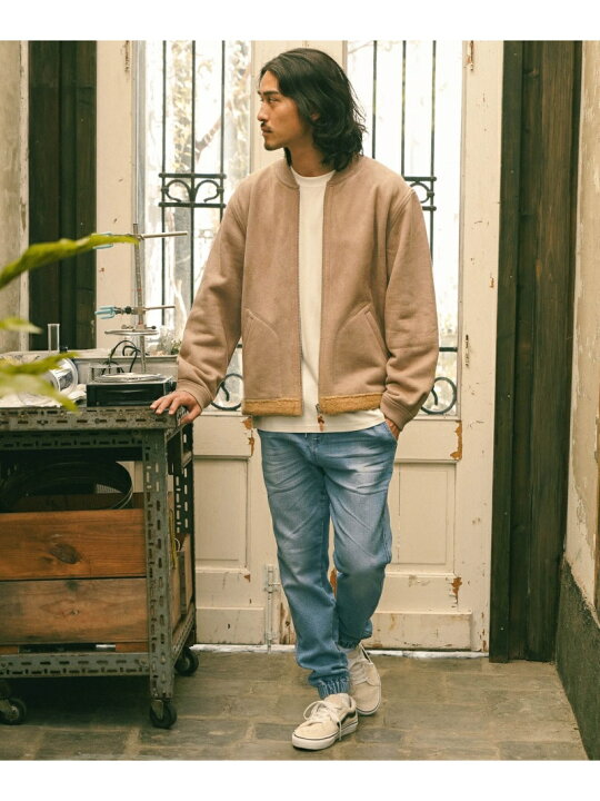 楽天市場】【SALE／20%OFF】(M)RVスエードブルゾン BAYFLOW ベイフロー 