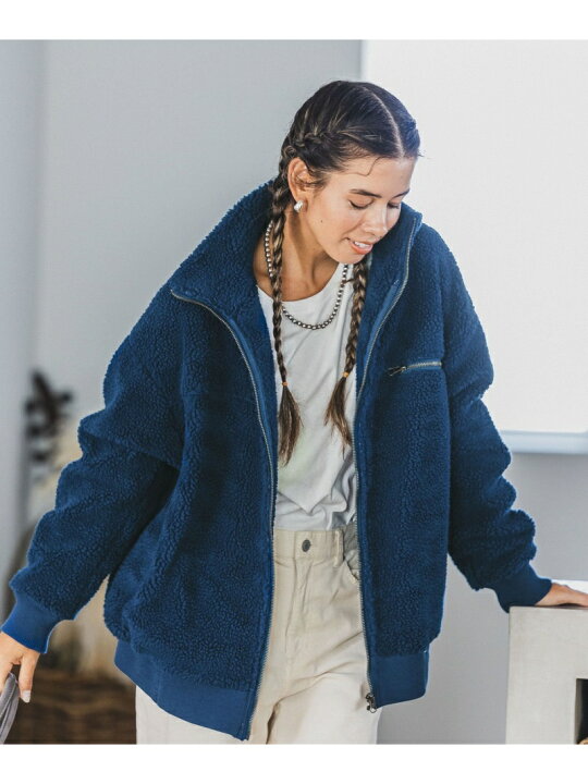 楽天市場】【SALE／30%OFF】(W)ボアショートブルゾン BAYFLOW 