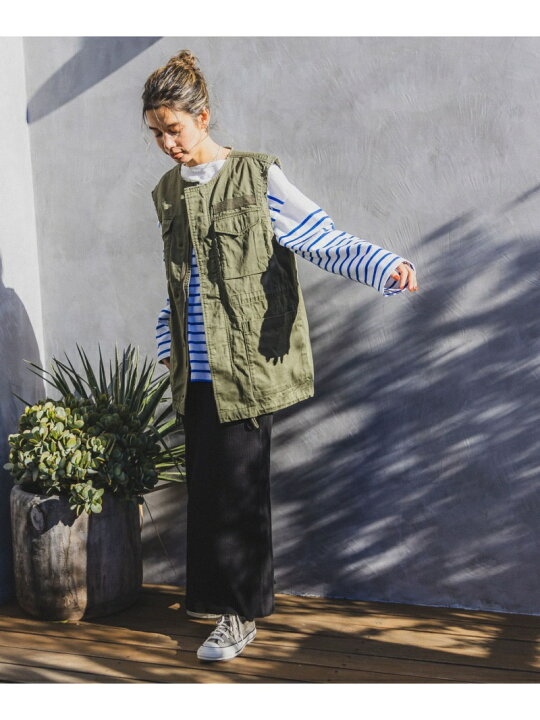 楽天市場】【SALE／50%OFF】(W)ミリタリーベスト BAYFLOW ベイフロー 