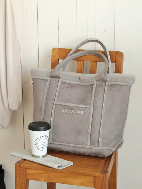 楽天市場】【SALE／20%OFF】(W)19FフェイクムートンロゴL BAYFLOW 
