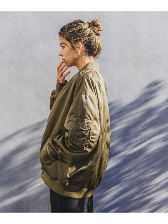 楽天市場】【SALE／20%OFF】(W)BIG MA1 BAYFLOW ベイフロー ジャケット 