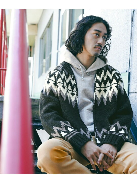楽天市場】【SALE／20%OFF】(M)カウチンニットCD/W BAYFLOW ベイフロー 