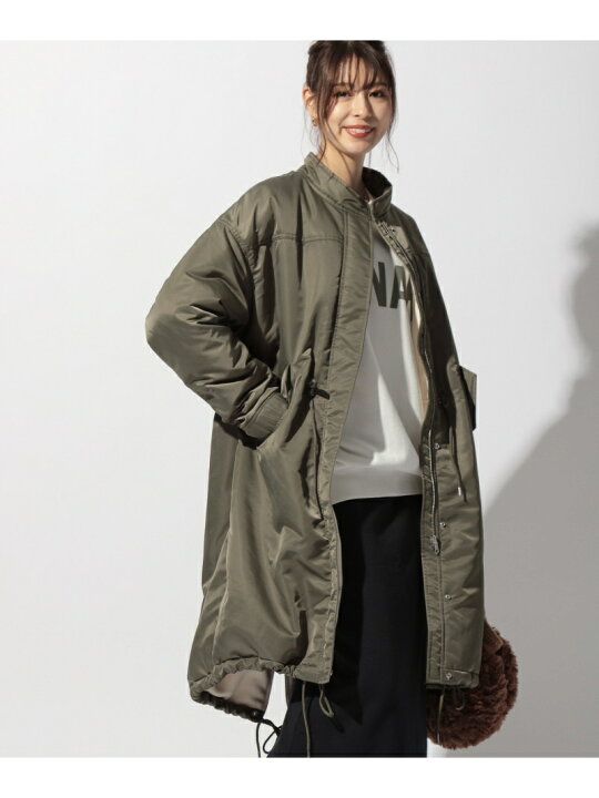楽天市場】【SALE／50%OFF】(W)リバーシブルミリタリーコート BAYFLOW 